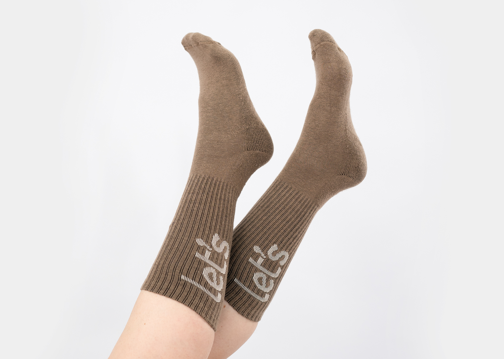 Meia Let’s Gym – Castanho