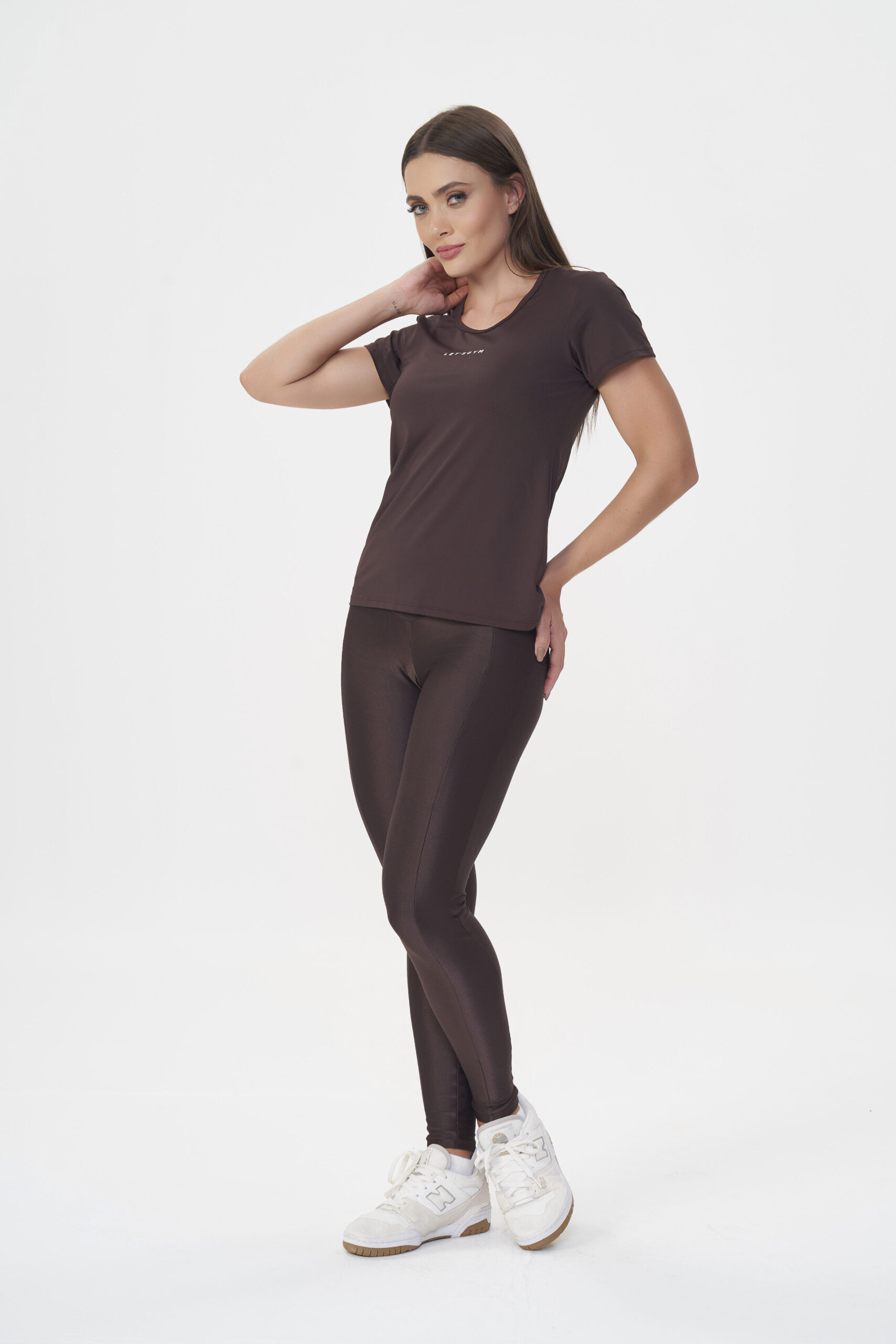 Blusa M/C Basic – Coffee