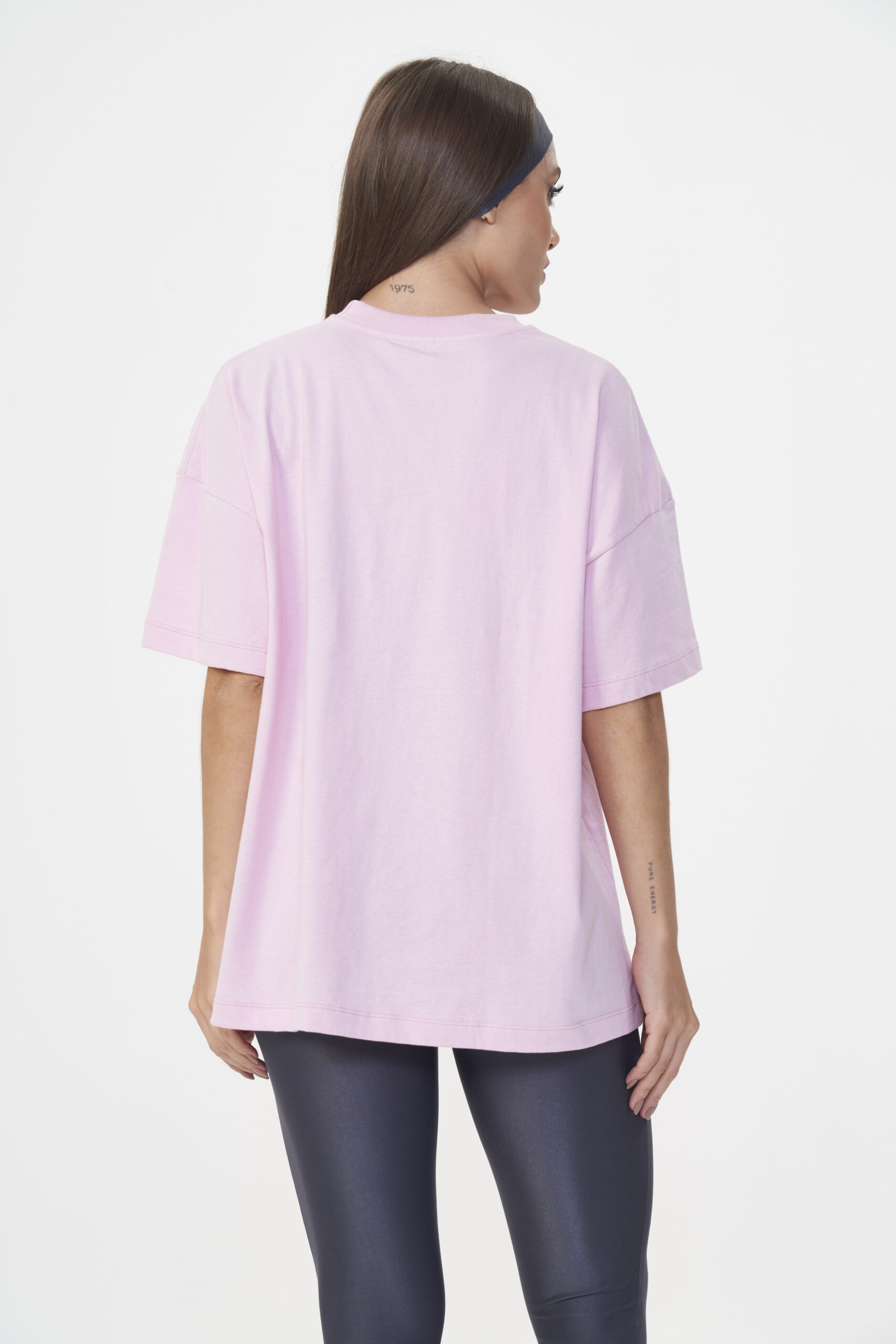 Camiseta Oversized - Rosa Claro - Imagem 2
