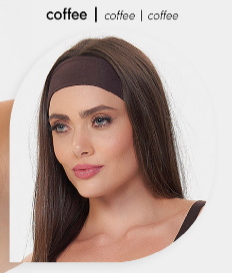 Faixa de Cabelo Bright – Coffee